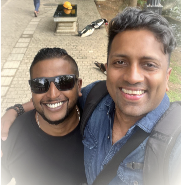 Dulip and Rukshan, the founders of Lanka Reisen